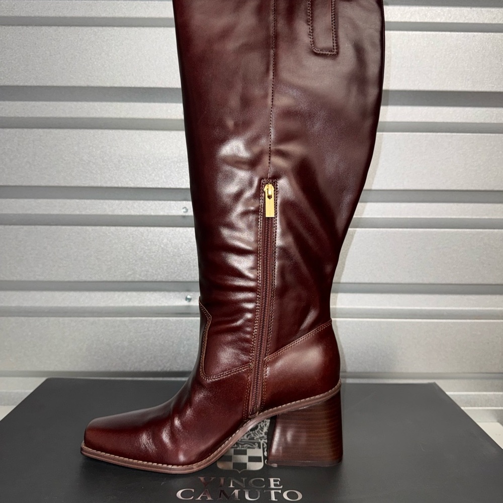 Vince Camuto Women's Rich Brown Heeled Boots